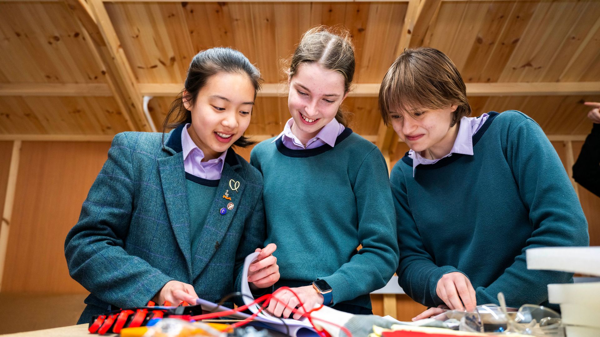 Students at Farnborough Hill School