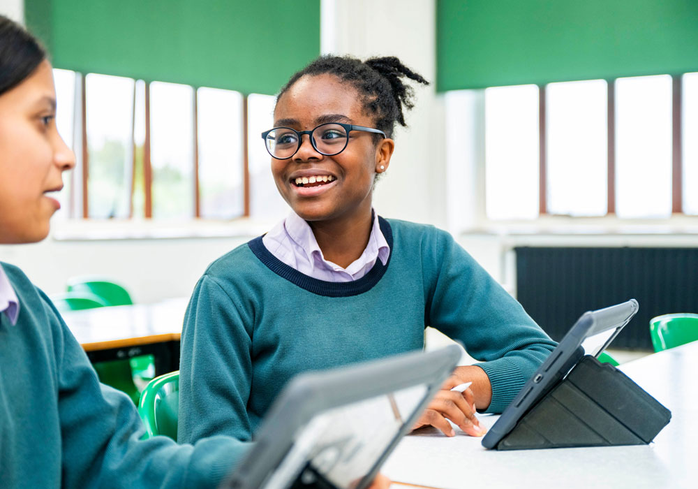 Senior students in academic classes at Farnborough Hill School.