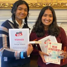 A Level Students Win MathsFest Competition at Royal Institution A Level Students Win MathsFest Competition at Royal Institution
